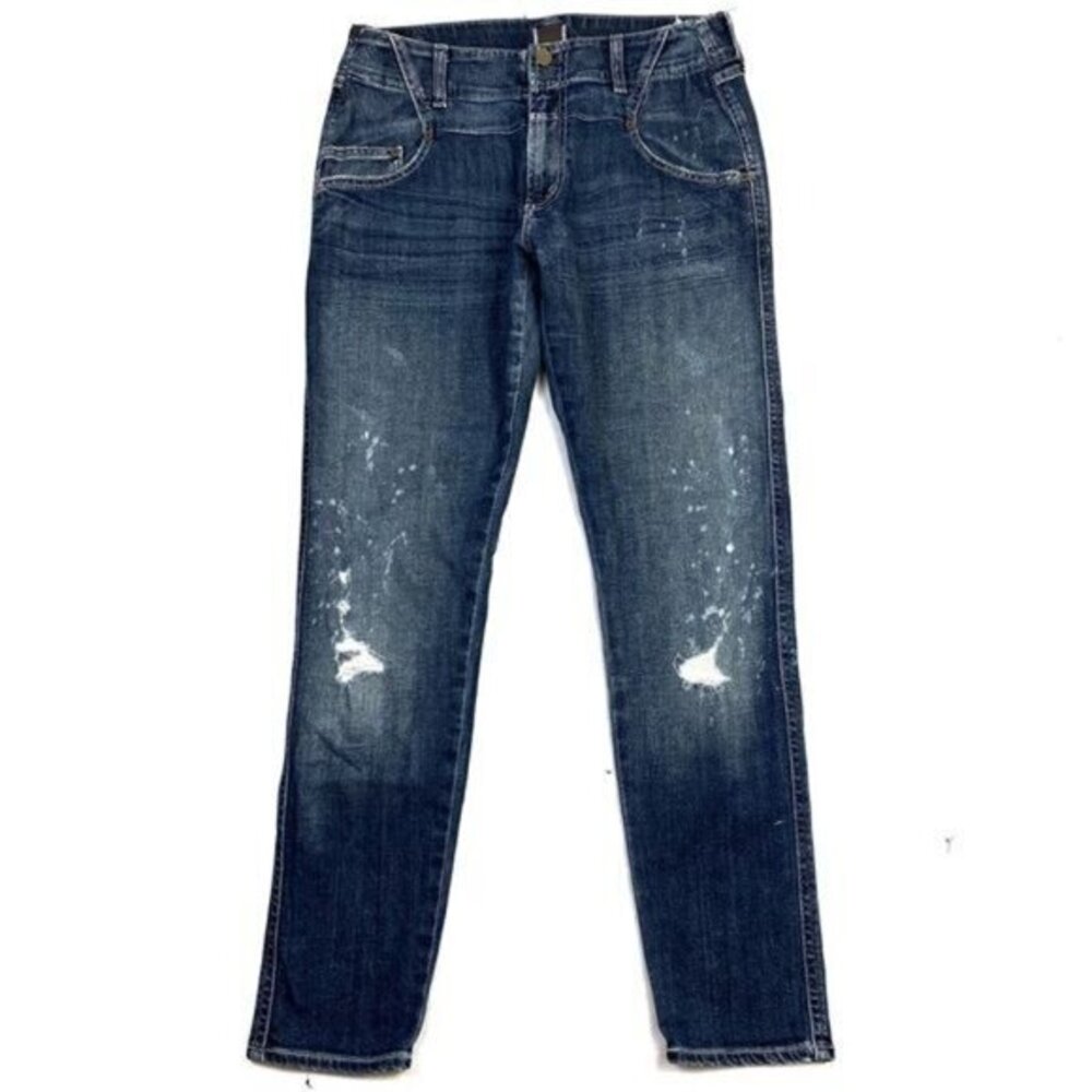 Citizens of Humanity Distressed Denim Skinny Jean - Picture 1 of 14